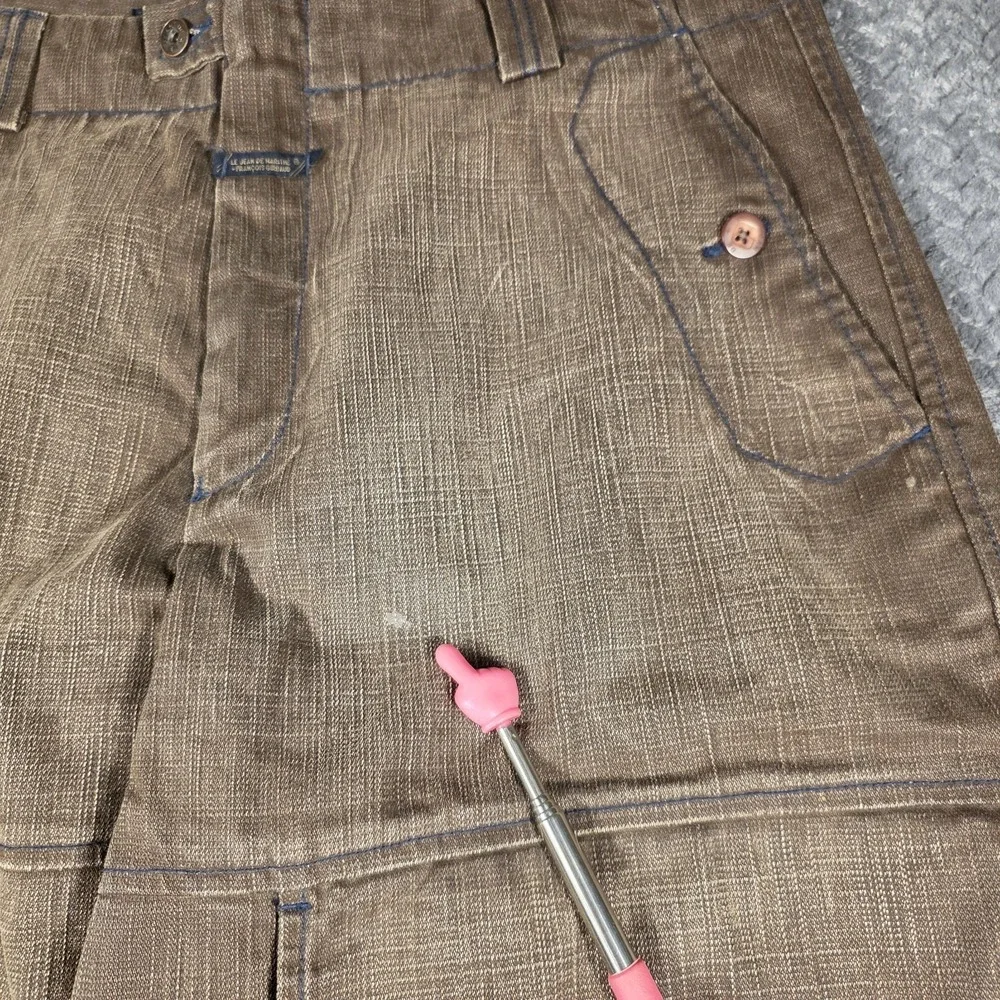 Vintage Y2K Marithe Francois Girbaud Shuttle Tape Cargo Pants Mens 36x34 Brown